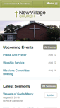 Mobile Screenshot of newvillagechurch.net