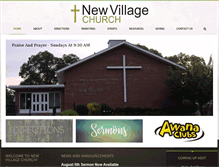 Tablet Screenshot of newvillagechurch.net